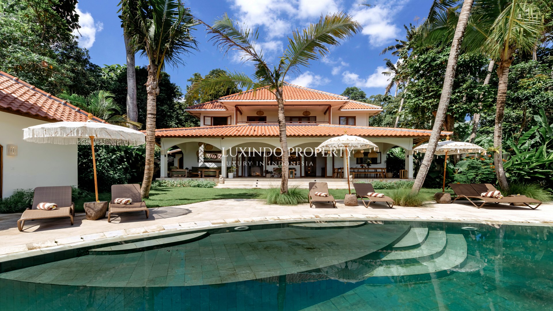 KEDUNGU – ELEGANT FAMILY RETREAT WITH RICE FIELD VIEWS NEAR NUANU FOR RENT (RV485)
